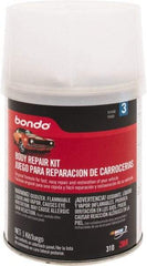 3M - 4 Piece Body Repair Kit - 16 oz Body Filler, .50 oz Cream Hardener, Metal Body Patch, Spreader - Strong Tooling