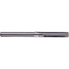 Chucking Reamer: 0.1475″ Dia, 2-1/2″ OAL, 3/4″ Flute Length, Straight Shank, Solid Carbide 4 Flute, RH