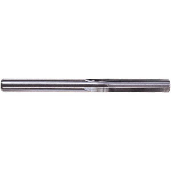 Chucking Reamer: 0.1725″ Dia, 2-3/4″ OAL, 7/8″ Flute Length, Straight Shank, Solid Carbide 4 Flute, RH