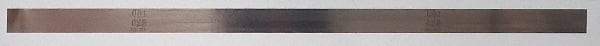 Made in USA - 0.003 Inch Thick x 1/2 Inch Wide x 12 Inch Leaf Length, Parallel Feeler Gage - Stainless Steel - Strong Tooling