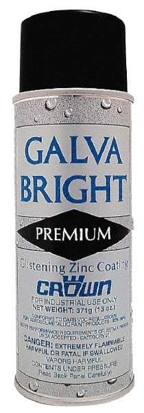 Crown - 16 oz Zinc Cold Galvanizing Compound - Comes in Aerosol, Food Grade - Strong Tooling