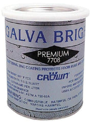 Crown - 32 oz Zinc Cold Galvanizing Compound - Comes in Bottle - Strong Tooling