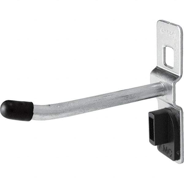 Kennedy - 5/32" Diam, 2-3/8" Long Single Angled End Pegboard Hook - Steel - Strong Tooling