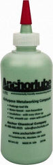 Made in USA - Anchorlube G-771, 8 oz Bottle Cutting Fluid - Water Soluble, For Broaching, Counterboring, Drawing, Drilling, Engraving, Fly-Cutting, Hole Extruding, Milling, Piercing, Punching, Sawing, Seat Forming, Spot Facing, Tapping - Strong Tooling