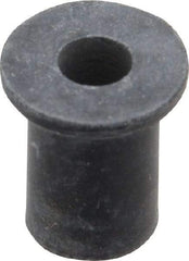 RivetKing - #8-32, 0.438" Diam x 0.052" Thick Flange, Rubber Insulated Rivet Nut - UNC Thread, Rubber, 5/16" Body Diam, 1/2" OAL - Strong Tooling