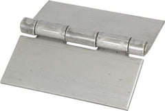 Value Collection - 4" Long x 4" Wide x 0.12" Thick, 316 Stainless Steel Commercial Hinge - 0.25" Pin Diam - Strong Tooling