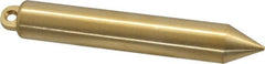 Lufkin - 6-3/4 Inch Long, 1 Inch Diameter Brass Plumb Bob - 20 Ounce - Strong Tooling