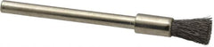 Osborn - 3/16" Brush Diam, End Brush - 1/8" Diam Shank, 25,000 Max RPM - Strong Tooling