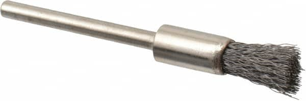 Osborn - 1/4" Brush Diam, End Brush - 1/8" Diam Shank, 25,000 Max RPM - Strong Tooling