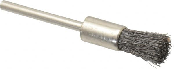 Osborn - 5/16" Brush Diam, End Brush - 1/8" Diam Shank, 25,000 Max RPM - Strong Tooling