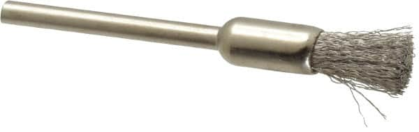 Osborn - 1/4" Brush Diam, End Brush - 1/8" Diam Shank, 25,000 Max RPM - Strong Tooling