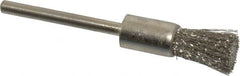 Osborn - 5/16" Brush Diam, End Brush - 1/8" Diam Shank, 25,000 Max RPM - Strong Tooling