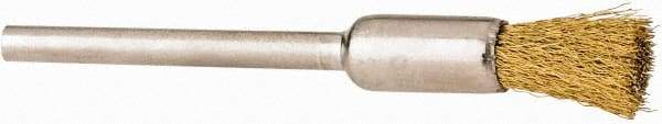 Osborn - 1/4" Brush Diam, End Brush - 1/8" Diam Shank, 25,000 Max RPM - Strong Tooling