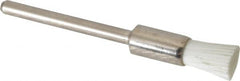 Osborn - 1,000 Grit, 1/4" Brush Diam, End Brush - Ultra Fine Grade, 1/8" Diam Shank, 6,000 Max RPM - Strong Tooling