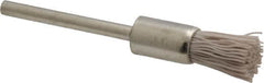 Osborn - 600 Grit, 5/16" Brush Diam, End Brush - Super Fine Grade, 1/8" Diam Shank, 6,000 Max RPM - Strong Tooling