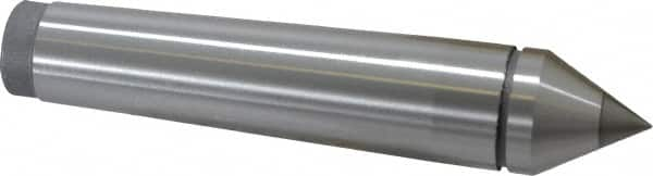 Value Collection - 0.95" Head Diam, Carbide-Tipped Steel Standard Point Solid Dead Center - 3MT Morse Taper, 0.95" Point Diam, 4.92" OAL - Strong Tooling