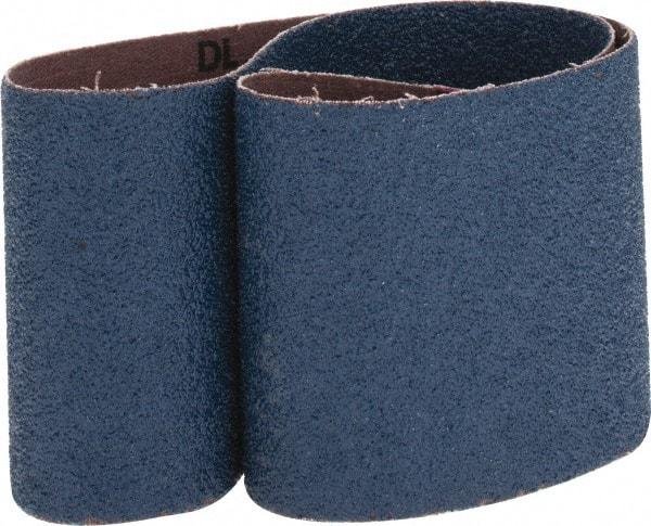 Made in USA - 3" Wide x 24" OAL, 40 Grit, Zirconia Alumina Abrasive Belt - Zirconia Alumina, Coarse, Coated, X Weighted Cloth Backing - Strong Tooling