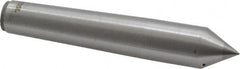 Made in USA - Carbide-Tipped Alloy Steel Standard Point Solid Dead Center - 2MT Morse Taper, 4-3/16" OAL - Strong Tooling