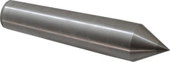 Made in USA - Carbide-Tipped Alloy Steel Standard Point Solid Dead Center - 5MT Morse Taper, 8-1/2" OAL - Strong Tooling