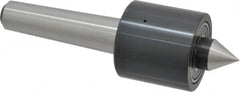 Riten - MT3 Taper Shank, 2" Head Diam 1,830 Lb Capacity Live Center - 2,500 Max RPM, 1-15/16" Head Length, 13/16" Point Diam, 1" Point Len, 500 Lb Max Workpc, Standard Point - Strong Tooling