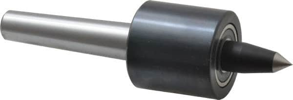 Riten - MT2 Taper Shank, 1-5/8" Head Diam 1,000 Lb Capacity Live Center - 2,500 Max RPM, 1-5/8" Head Length, 3/8" Point Diam, 1-1/4" Point Len, 300 Lb Max Workpc, Tracer Point - Strong Tooling