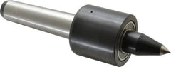 Riten - MT4 Taper Shank, 2-3/8" Head Diam 2,200 Lb Capacity Live Center - 2,500 Max RPM, 2-1/4" Head Length, 1/2" Point Diam, 2" Point Len, 900 Lb Max Workpc, Tracer Point - Strong Tooling