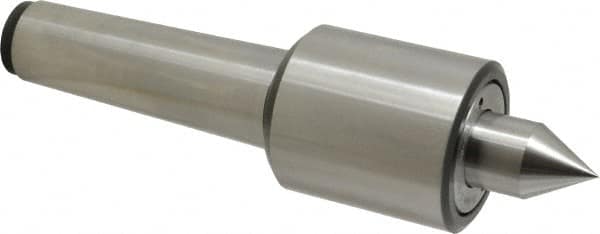 Riten - MT5 Taper Shank, 2-7/8" Head Diam 9,000 Lb Capacity Live Center - 5,500 Max RPM, 3-3/16" Head Length, 1-1/4" Point Diam, 2" Point Len, 4,400 Lb Max Workpc, Standard Point - Strong Tooling