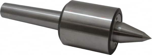 Riten - MT4 Taper Shank, 2-7/8" Head Diam 9,000 Lb Capacity Live Center - 5,500 Max RPM, 3-5/16" Head Length, 9/16" Point Diam, 2-1/16" Point Len, 1,700 Lb Max Workpc, Tracer Point - Strong Tooling