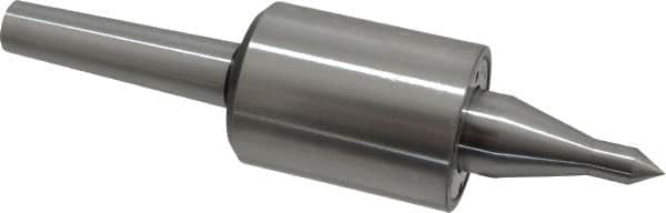 Riten - MT2 Taper Shank, 1-3/4" Head Diam 4,600 Lb Capacity Live Center - 5,000 Max RPM, 2-3/8" Head Length, 3/8" Point Diam, 2" Point Len, 310 Lb Max Workpc, 3/8" Tip Diam, Long Point - Strong Tooling