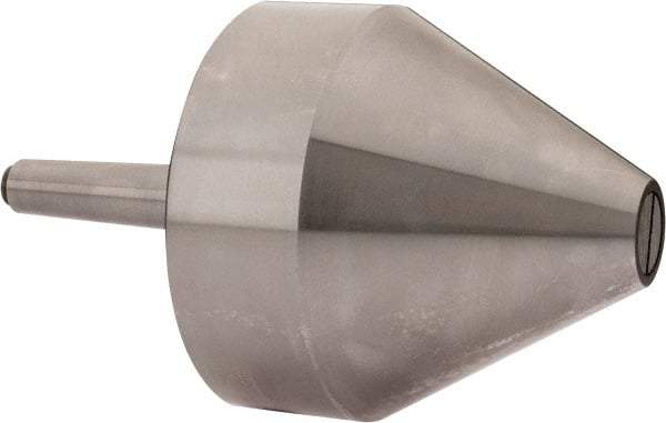 Riten - MT2 Taper Shank, 4" Head Diam 8,000 Lb Capacity Live Center - 4-9/32" Head Length, 1" Point Diam, 4.2813" Point Len, 2,000 Lb Max Workpc, Bull Nose Point - Strong Tooling