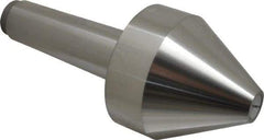 Riten - MT5 Taper Shank, 4" Head Diam 8,000 Lb Capacity Live Center - 4-9/32" Head Length, 1" Point Diam, 4.2813" Point Len, 4,800 Lb Max Workpc, Bull Nose Point - Strong Tooling