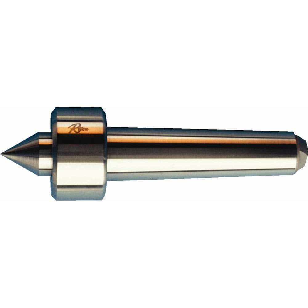 Riten - Live Centers; Shank Type: Brown & Sharpe Taper ; Taper Size: B&S 12 ; Maximum Workpiece Weight (Lb.): 3800.00 ; Point Style: Standard ; Point Diameter (Decimal Inch): 1.5050 ; Point Length (mm): 38.10 - Exact Industrial Supply