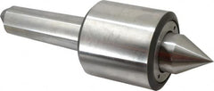 Riten - MT5 Taper Shank, 3-3/4" Head Diam 16,000 Lb Capacity Live Center - 3,200 Max RPM, 3-27/32" Head Length, 1-7/8" Point Diam, 2-1/4" Point Len, 8,000 Lb Max Workpc, Standard Point - Strong Tooling