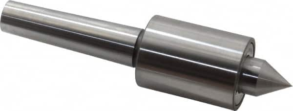 Riten - MT3 Taper Shank, 1-3/4" Head Diam 4,600 Lb Capacity Live Center - 5,000 Max RPM, 2-3/8" Head Length, 7/8" Point Diam, 1-1/8" Point Len, 920 Lb Max Workpc, Standard Point - Strong Tooling