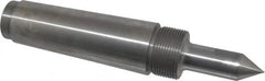 Riten - 7/8" Head Diam, Steel Long Point Solid Dead Center - 5MT Morse Taper, 7/8" Point Diam, 2-1/2" Point Length - Strong Tooling