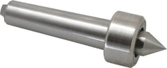 Riten - MT4 Taper Shank, 2-1/8" Head Diam 6,750 Lb Capacity Live Center - 1,000 Max RPM, 1-3/16" Head Length, 1" Point Diam, 1" Point Len, 1,800 Lb Max Workpc, Standard Point - Strong Tooling