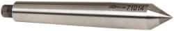 Riten - 0.475" Head Diam, Carbide-Tipped Steel Standard Point Half Dead Center - 1MT Morse Taper, 0.475" Point Diam, 3-5/16" OAL - Strong Tooling