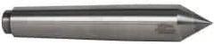 Riten - 0.938" Head Diam, Carbide-Tipped Steel Standard Point Half Dead Center - 3MT Morse Taper, 0.938" Point Diam, 5-1/4" OAL - Strong Tooling