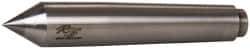 Riten - 0.938" Head Diam, Carbide-Tipped Steel Standard Point Solid Dead Center - 3MT Morse Taper, 0.938" Point Diam, 5-1/4" OAL - Strong Tooling