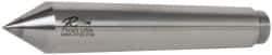 Riten - 1.231" Head Diam, Carbide-Tipped Steel Standard Point Solid Dead Center - 4MT Morse Taper, 1.231" Point Diam, 6-3/4" OAL - Strong Tooling