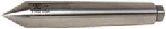 Riten - 0.7" Head Diam, Hardened Tool Steel Standard Point Half Dead Center - 2MT Morse Taper, 0.7" Point Diam, 4-3/16" OAL - Strong Tooling