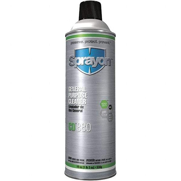 Sprayon - 20 oz Aerosol All-Purpose Cleaner - Aerosol, Unscented - Strong Tooling