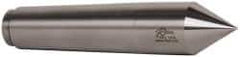 Riten - 1.748" Head Diam, Hardened Tool Steel Standard Point Solid Dead Center - 5MT Morse Taper, 1.748" Point Diam, 8-1/2" OAL - Strong Tooling