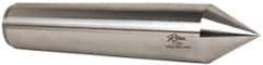 Riten - 2.494" Head Diam, Hardened Tool Steel Standard Point Solid Dead Center - 6MT Morse Taper, 2.494" Point Diam, 11-1/2" OAL - Strong Tooling