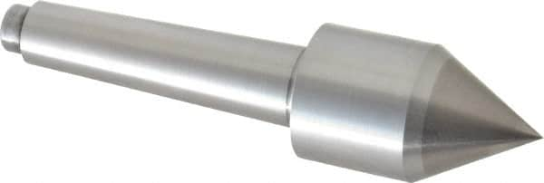 Riten - 1-1/4" Head Diam, Carbide-Tipped Steel Standard Point Solid Dead Center - 2MT Morse Taper, 1-1/4" Point Diam - Strong Tooling