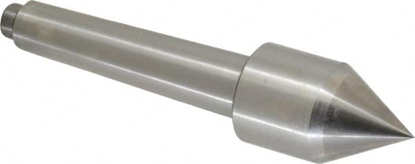 Riten - 1-1/4" Head Diam, Carbide-Tipped Steel Standard Point Solid Dead Center - Jarno 6 Taper, 1-1/4" Point Diam - Strong Tooling