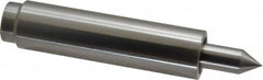 Concentric - Straight Shank, Live Center - 3,000 Max RPM, 0.378" Point Diam, 0.88" Point Len, 274 Lb Max Workpiece, Standard Point - Strong Tooling