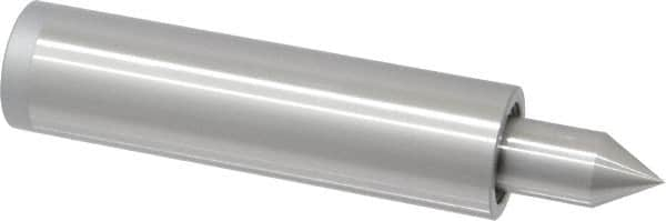 Concentric - Straight Shank, Live Center - 2,000 Max RPM, 0.558" Point Diam, 1.16" Point Len, 400 Lb Max Workpiece, Standard Point - Strong Tooling