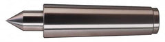 Concentric - Straight Shank, Live Center - 1.509" Point Diam, 2-3/4" Point Len, 2,500 Lb Max Workpiece, Standard Point - Strong Tooling