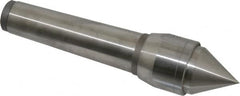 Value Collection - MT3 Taper Shank, 1.27" Head Diam Live Center - 1.08" Point Len, 661 Lb Max Workpc, 5.71" OAL, Standard Point - Strong Tooling